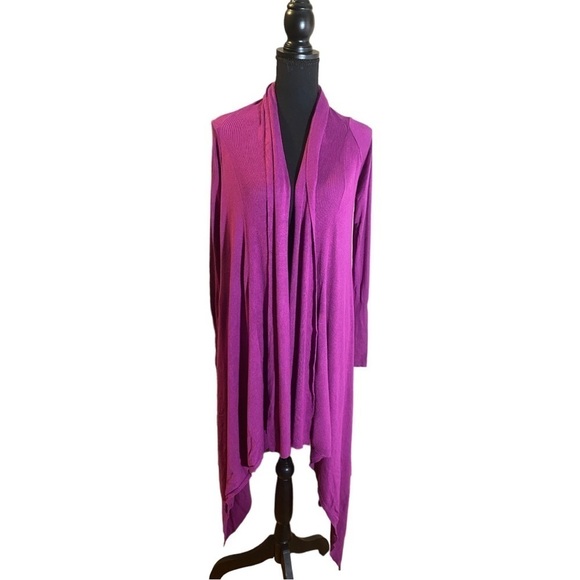Ted Baker FIYYONA LONGLINE WATERFALL CARDIGAN - WOMEN'S - Picture 5 of 11